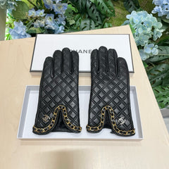GLOVES IN BLACK LAMBSKIN 464979
