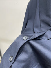 MIUMIU NAVY CHECKED SUIT 224381