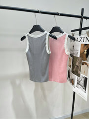 CHANEL SLEEVELESS KNIT TOP 259262