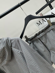 MIUMIU ACTIVEWEAR SET PLAID PATTERN 267917