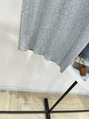 MIUMIU CREW NECK SHORT SLEEVE KNIT TOP 273085