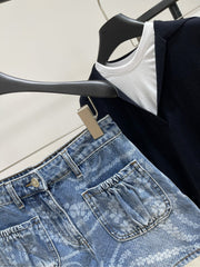 CHANEL DENIM SHORTS 273103