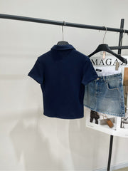 MIUMIU SHORT SLEEVE POLO SHIRT 273028