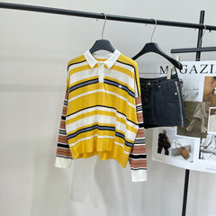 CELINE LONG-SLEEVE POLO SWEATER 275977