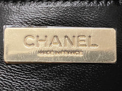 CC SMALL 30 SHOPPING BAG IN BLACK CALFSKIN