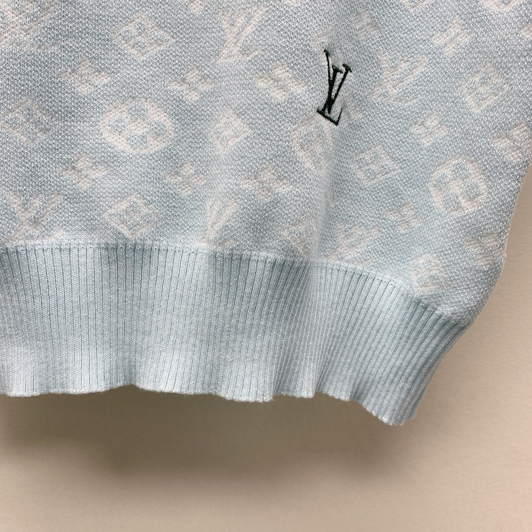 LV CREW NECK KNIT SWEATER 228111