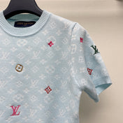 LV CREW NECK KNIT SWEATER 228111