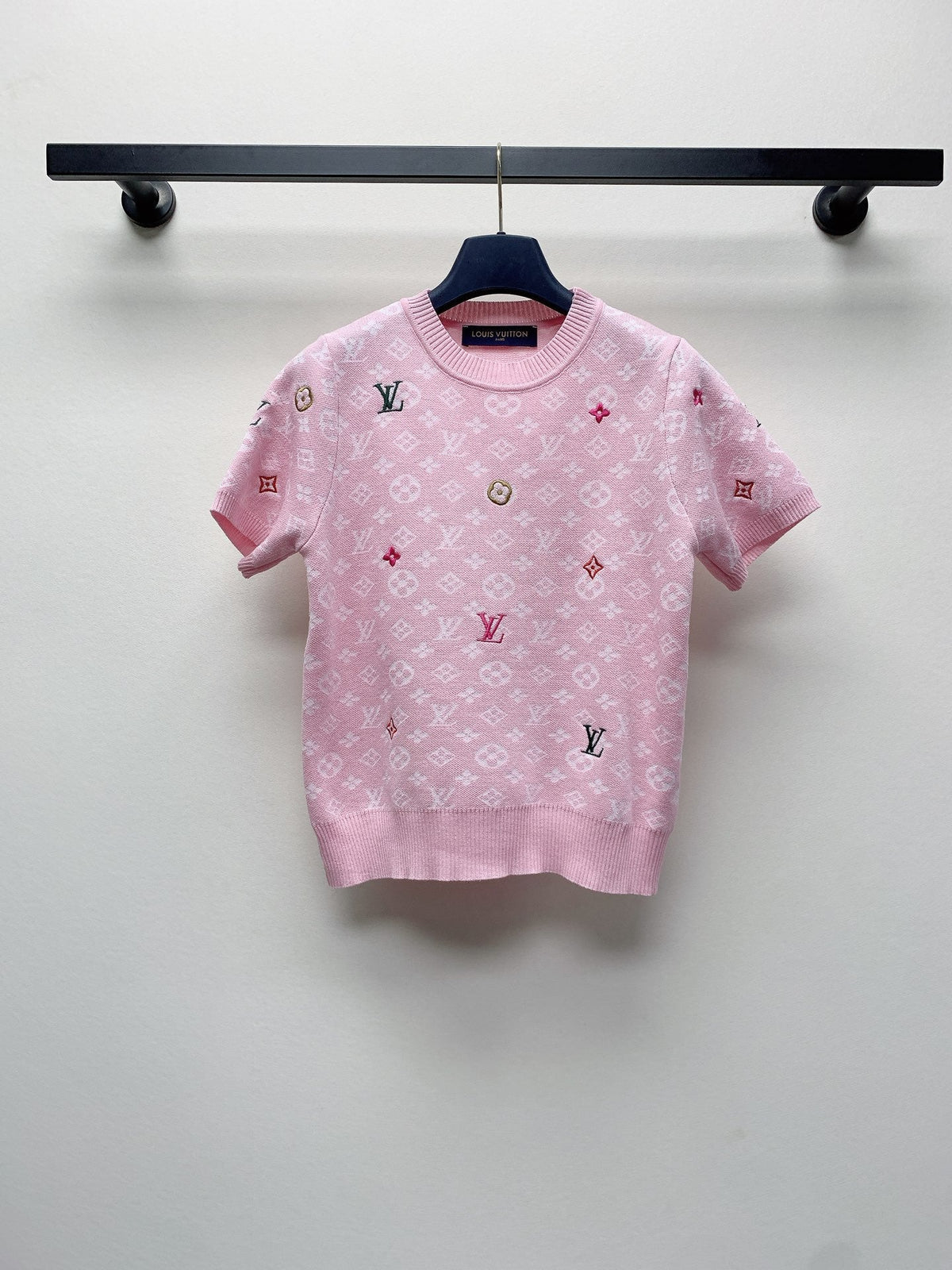 LV CREW NECK KNIT SWEATER 228112