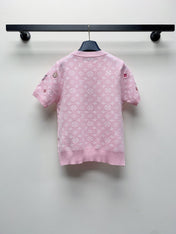 LV CREW NECK KNIT SWEATER 228112