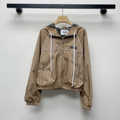 MIUMIU ZIP-UP HOODED JACKET 25S 268032