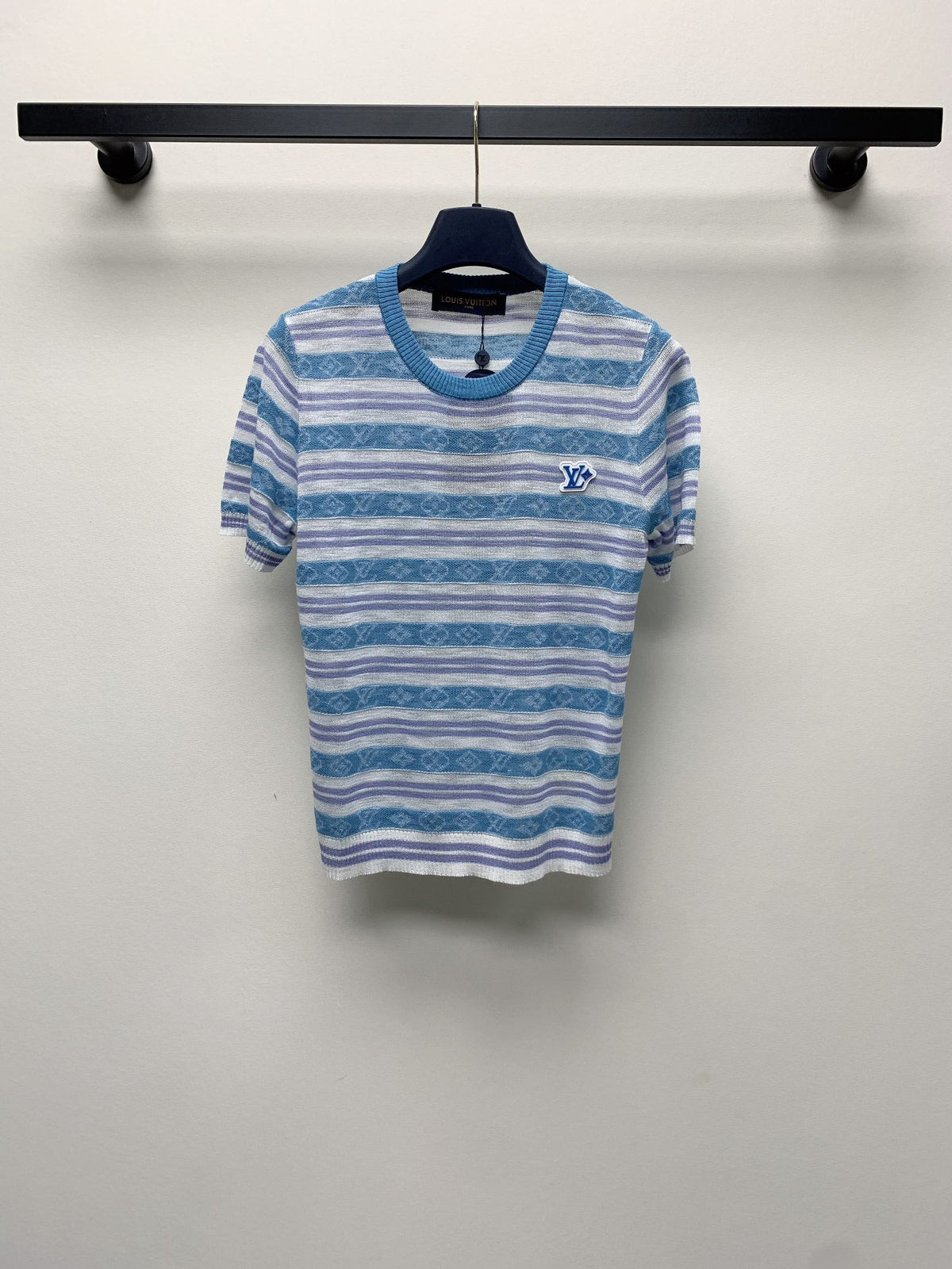 LV STRIPED CREW NECK T-SHIRT 268099