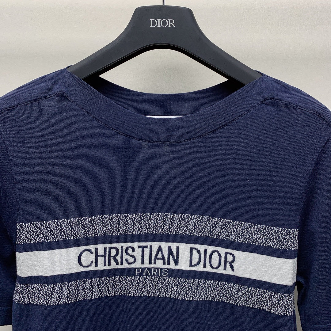 DIOR CREW NECK KNIT SWEATER 268136