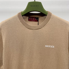 GUCCI SHORT-SLEEVE KNIT TOP 271723