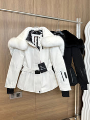 MONCLER 25S FUR-TRIMMED DOWN JACKET 428