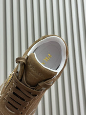 PRA TRAIL FADED SUEDE SNEAKERS CINNAMON