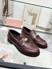 PENNY LOAFERS IN DARK BROWN CALFSKIN