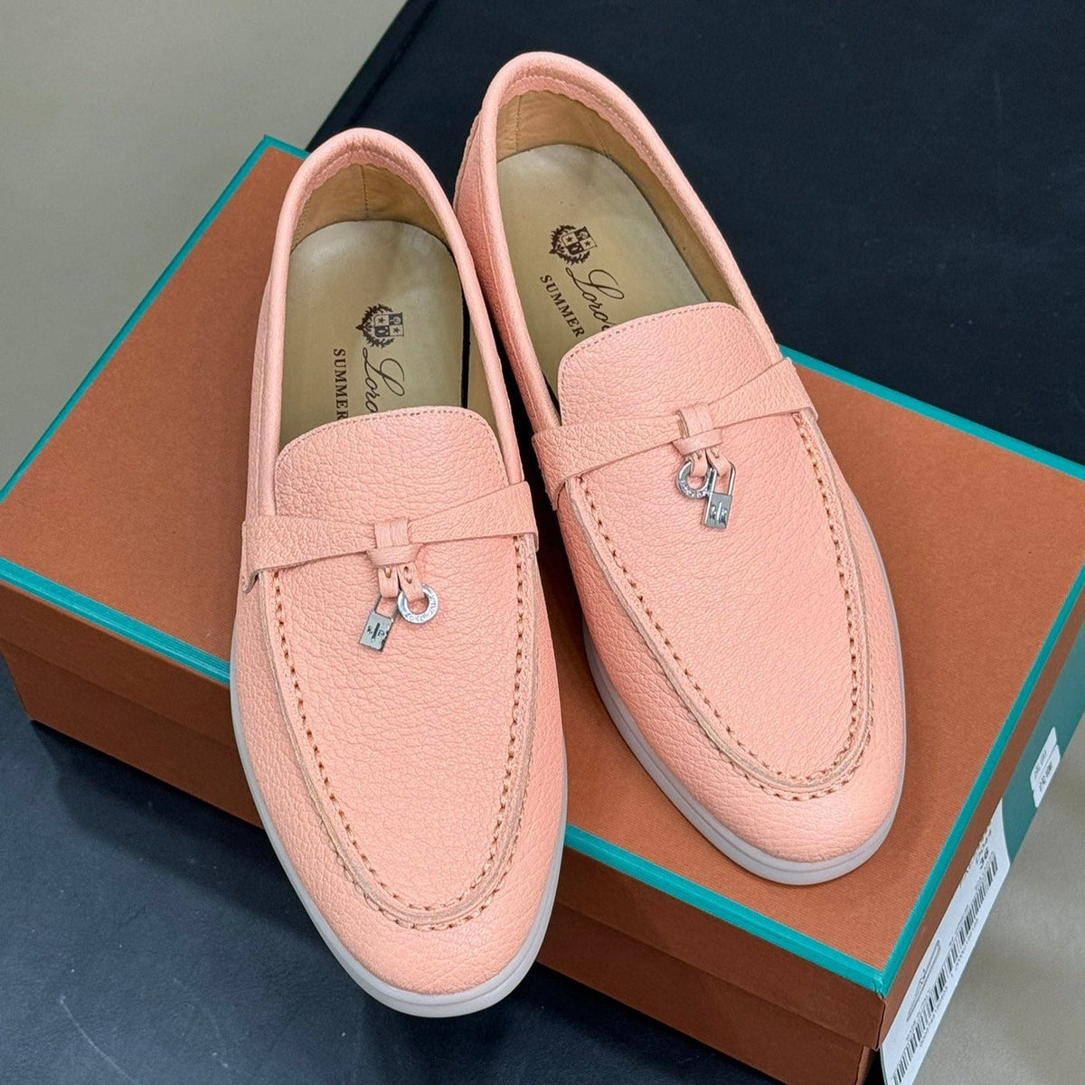 LP SUMMER CHARMS WALK LOAFERS CANTANLOUPE LAMBSKIN