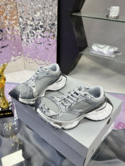STAPLER SNEAKER IN GRAY POLYURETHANE AND POLYESTER