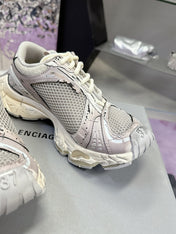 STAPLER SNEAKER IN BEIGE AND GREY POLYURETHANE AND POLYESTER