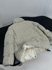 MONCLER 25S COCHELLE TWEED MID-LENGTH DOWN JACKET 202