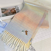 LOEWE 25S SCARF 180 IN MOHAIR WOOL 861430