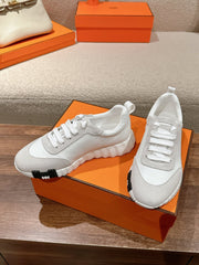 MAINLAND SNEAKER IN PALE GRAY SUEDE AND WHITE CALFSKIN 959308