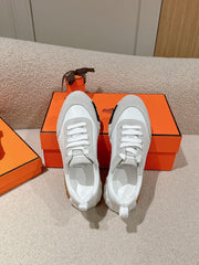 MAINLAND SNEAKER IN PALE GRAY SUEDE AND WHITE CALFSKIN 959308