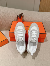 MAINLAND SNEAKER IN PALE GRAY SUEDE AND WHITE BREATHABLE MESH FABRIC 959352