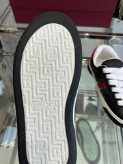 GG ACE SNEAKER IN BLACK SHEEPSKIN