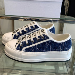 WALK'N PLATFORM SNEAKER DENIM BLUE CANNAGE TWEED