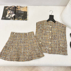 CC 25 Tweed Suit Multicolor Cotton 599961
