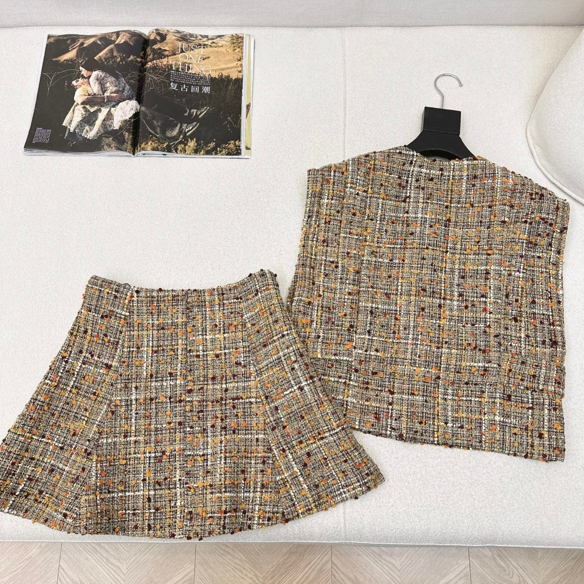 CC 25 Tweed Suit Multicolor Cotton 599961