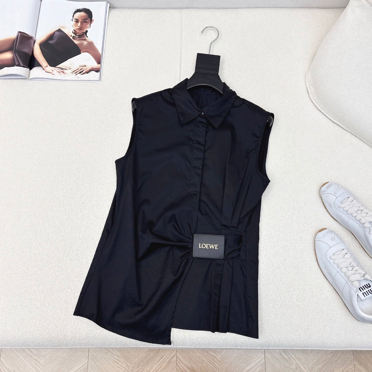 Loewe 25 Sleeveless Shirt Cotton 612246