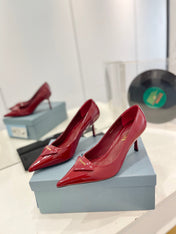 Pra Pumps 75 Red Patent Leather