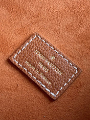 LV 25S LOW KEY HOBO BAG 35 CM IN BURNT ORANGE CALFSKIN