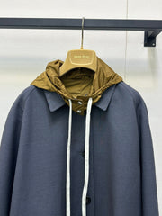 MIUMIU HOODED TRENCH COAT STYLE 56
