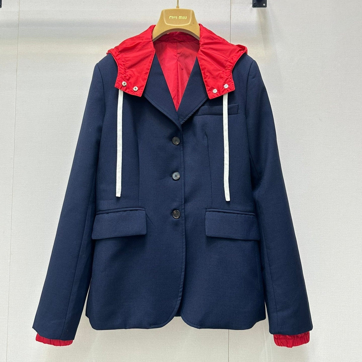 MIUMIU HOODED BLAZER STYLE 41