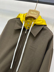 MIUMIU HOODED BLAZER STYLE 55