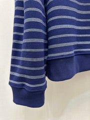 MIUMIU STRIPED ZIP POLO SHIRT STYLE 42