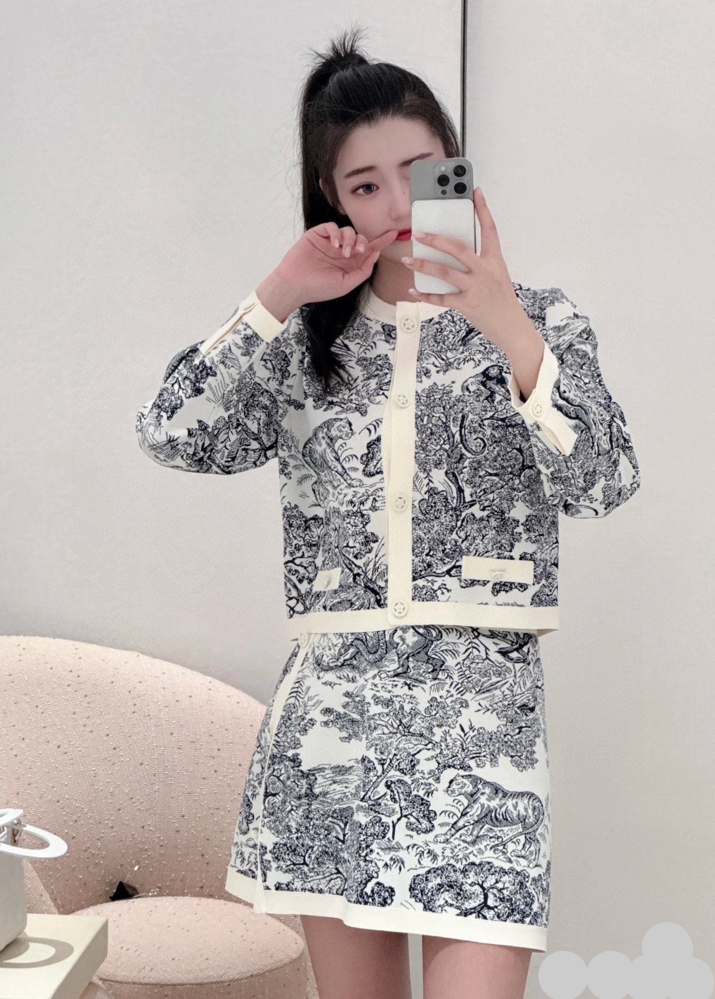 DIOR 25S SKIRT SET 702