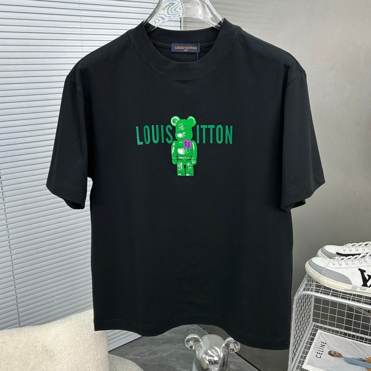 LV BLACK COTTON T-SHIRT 239580