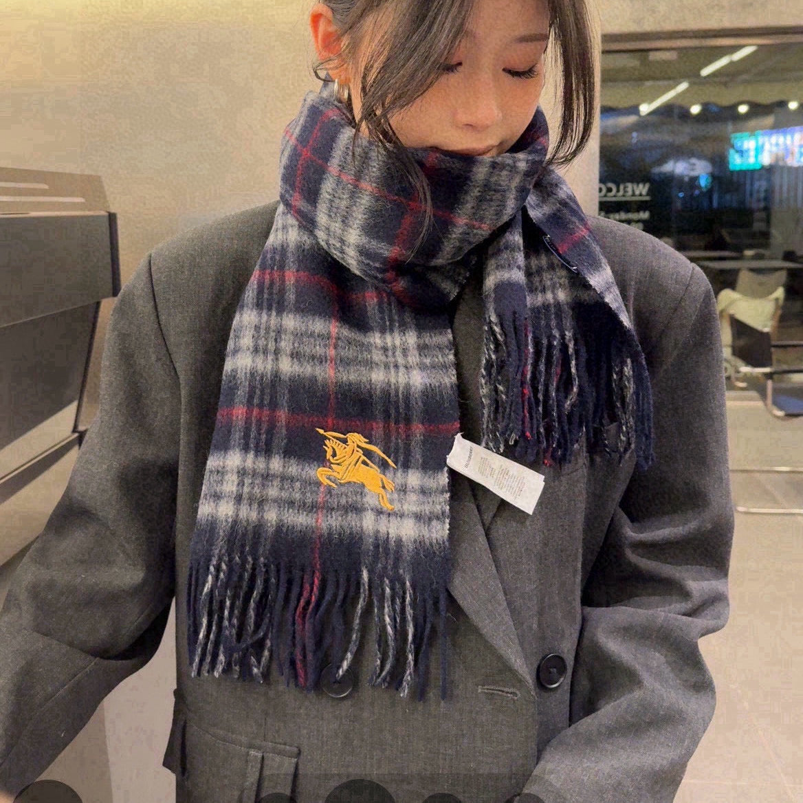 BBR SCARF 180 CM IN CASHMERE 483534