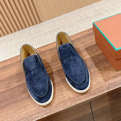 LP OPEN WALK LOAFERS NAVY SUEDE