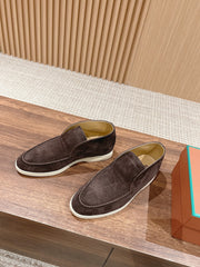 LP OPEN WALK LOAFERS ASH BROWN SUEDE