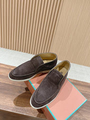 LP OPEN WALK LOAFERS ASH BROWN SUEDE