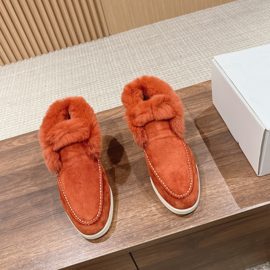 LP CLASSIC SUMMER CHARMS WALK LOAFERS BURNT ORANGE CALFSKIN