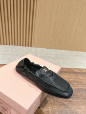 NAPPA LOAFERS IN BLACK LAMBSKIN