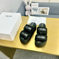 BLACK BLOCK SLIDE MESH NYLON AND TEXT WITH JACQUARD