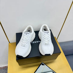 DAD SNEAKER IN WHITE SUEDE AND BREATHABLE MESH