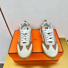 JET SNEAKER IN KHAKI MIX MEDIUM BROWN SUEDE